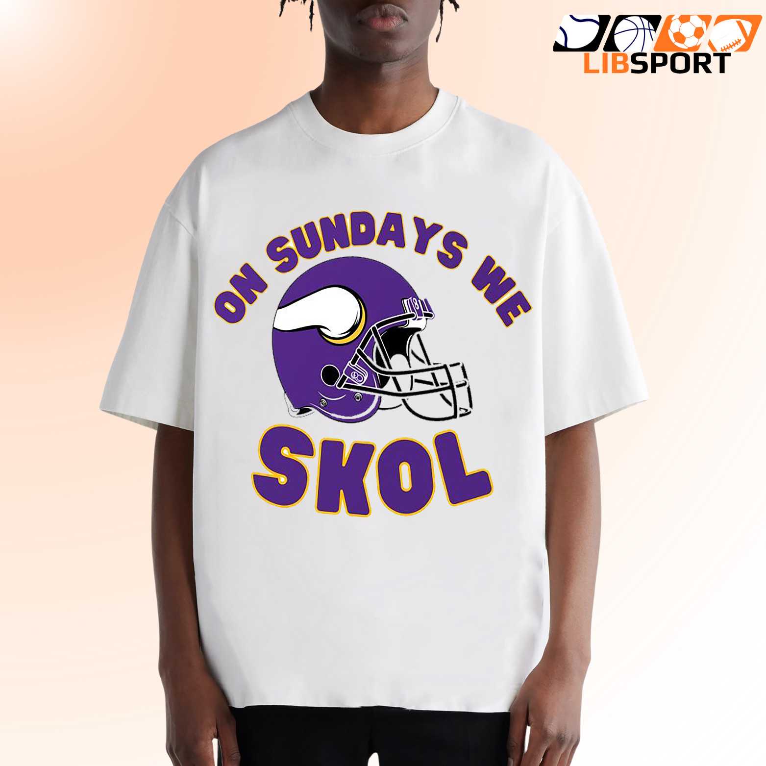 Minnesota Vikings On Sundays We Skol T Shirt, Game Day Nfl Fan Tee